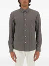 Hugo Boss Boss Micro Check Pattern Shirt In Multi