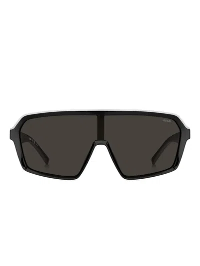 Hugo Boss Geometric Sunglasses In Black