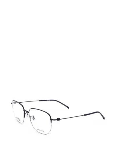 Hugo Boss Geometric-frame Glasses In Black