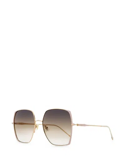 Hugo Boss Geometric-frame Sunglasses In Brown