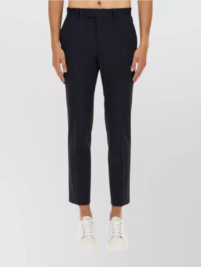Hugo Boss "george" Cropped Trousers With Pockets And Loops