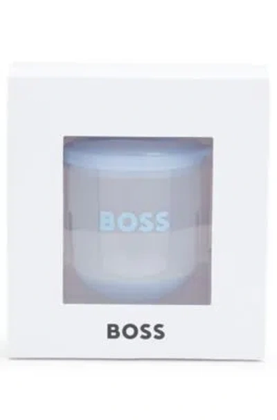 Hugo Boss Gift-boxed Cup For Babies With Handles And Logo In Light Blue