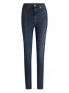Hugo Boss Girali Zip-fly Jeans In Blue