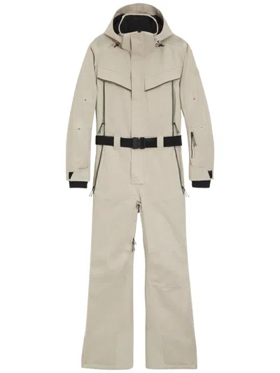 Hugo Boss Long-sleeved Jumpsuit In Neutral