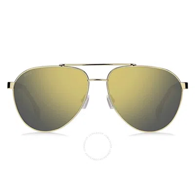 Hugo Boss Boss 60mm Aviator Sunglasses In Silver