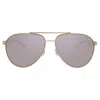 Hugo Boss Gold Antireflex Pilot Men's Sunglasses Boss 1485/s 0rhl/wm 60 In Gray