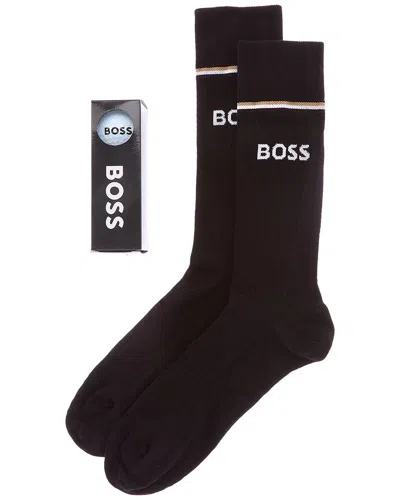 Hugo Boss Golf Gift Set In Black