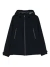 Hugo Boss Gore-tex Waterproof Windbreaker Jacket In Black