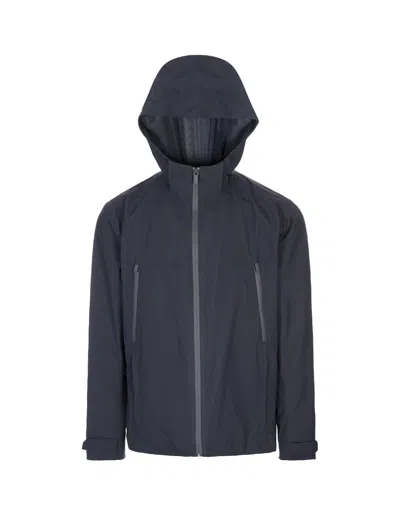 Hugo Boss Gore-tex Waterproof Windbreaker Jacket In Black