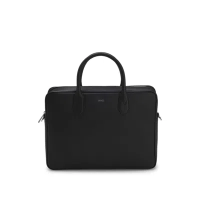 Hugo Boss Grained Document Case With Logo Lettering