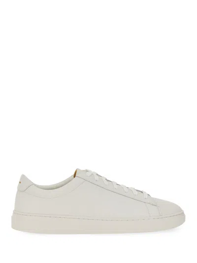 HUGO BOSS GRAINED LEATHER SNEAKER