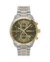 Hugo Boss Grand Prix 44 Chronograph, 44mm In Silver