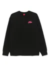 Hugo Boss Graphic-print Cotton Sweatshirt In Black