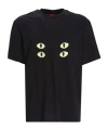 Hugo Boss Graphic-print Cotton T-shirt In Black