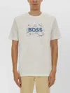 Hugo Boss Graphic Print Crew Neck Short Sleeve T-shirt In Multi