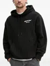 Hugo Boss Graphic-print Hoodie In Black