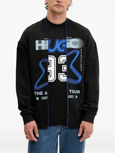 HUGO BOSS GRAPHIC-PRINT SWEATSHIRT