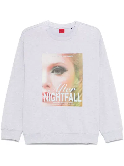 HUGO BOSS GRAPHIC-PRINT SWEATSHIRT