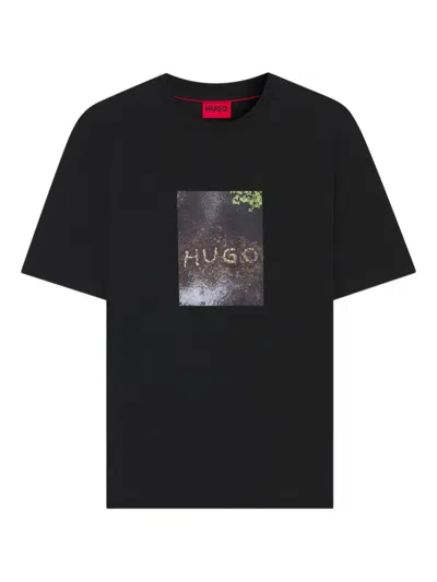 Hugo Boss Doreston Mens Graphic T-shirt In Black