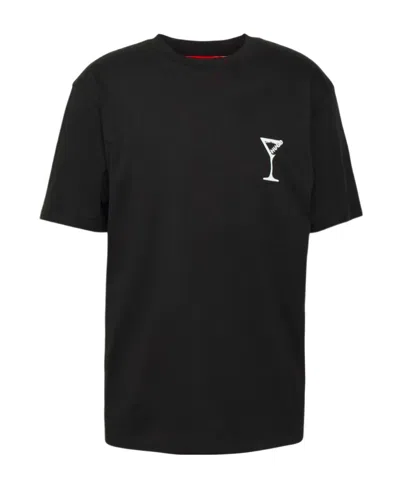 Hugo Boss Graphic-print T-shirt In Black