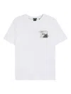 Hugo Boss Relaxed-fit T-shirt With Decorative Reflective Accents In White