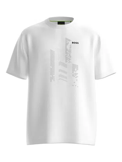 Hugo Boss Graphic-print T-shirt In White