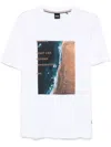 Hugo Boss Cotton-jersey Regular-fit T-shirt With Seasonal Artwork In White