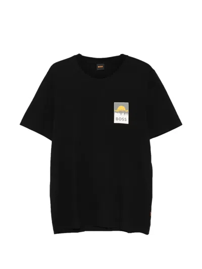 Hugo Boss Graphic T-shirt In Black