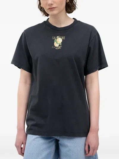 Hugo Boss Graphic-print T-shirt In Black
