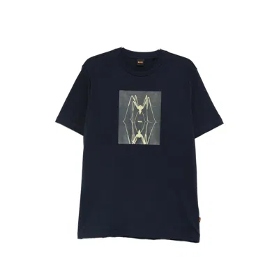 Hugo Boss Graphic-print T-shirt In Black