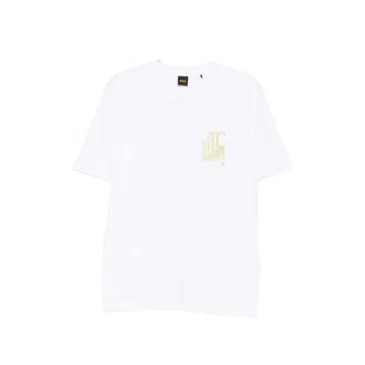 Hugo Boss Graphic-print T-shirt In White