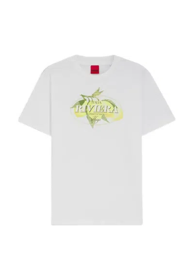 Hugo Boss Graphic-print T-shirt In White