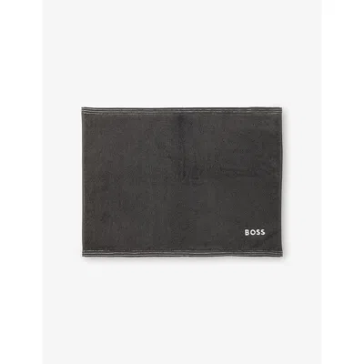 Hugo Boss Graphite Edge Cotton In Gray