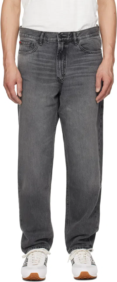Hugo Boss Gray 838 Jeans In 030-medium Grey