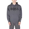 Hugo Boss Gray Cotton Sweater