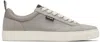 Hugo Boss Round Toe Low-top Sneakers In Gray