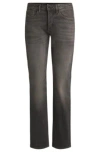 Hugo Boss Gray Jeans In Stretch Denim In Dark Grey