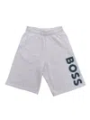 Hugo Boss Gray Shorts With Logo In Gray