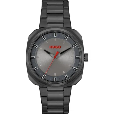 Hugo Boss Stainless Steel Men's Watch In Gray