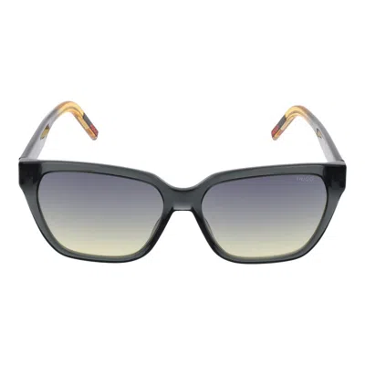 Hugo Boss Gray Women Sunglasses In Black