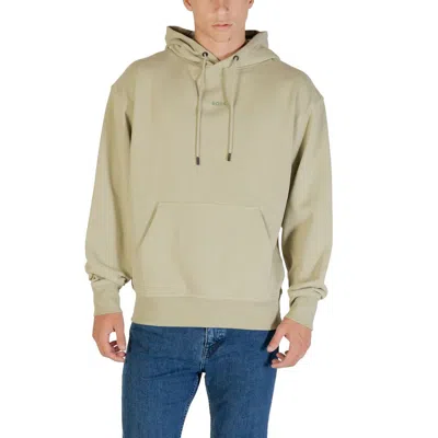 Hugo Boss Sweatshirt Boss Men Color Cream In Yellow