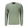 Hugo Boss Green Cotton Men Sweater
