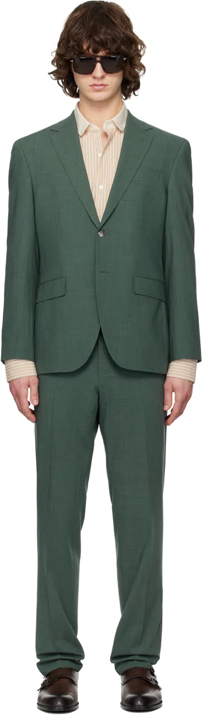 Hugo Boss Green Easy-care Suit
