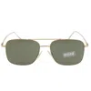 Hugo Boss Green Navigator Men's Sunglasses Boss 1310/s 0aoz/qt 58 In Gold
