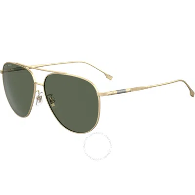 Hugo Boss Boss Boss 1296/f/s Qt 0aoz Aviator Sunglasses In Green
