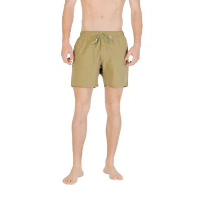 HUGO BOSS HUGO BOSS GREEN POLYESTER SWIM MEN'S SHORTS