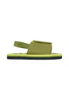 Hugo Boss Green Sandals For Baby Boy And Boy With Logo In Green