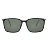 Hugo Boss Green Shield Men's Sunglasses Boss 1371/s 0807/qt 57 In Black