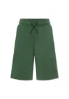 Hugo Boss Green Shorts For Boy With Logo In Green