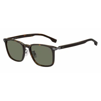 HUGO BOSS HUGO BOSS GREEN SPORT MEN'S SUNGLASSES BOSS 1406/F/SK 0086/QT 57